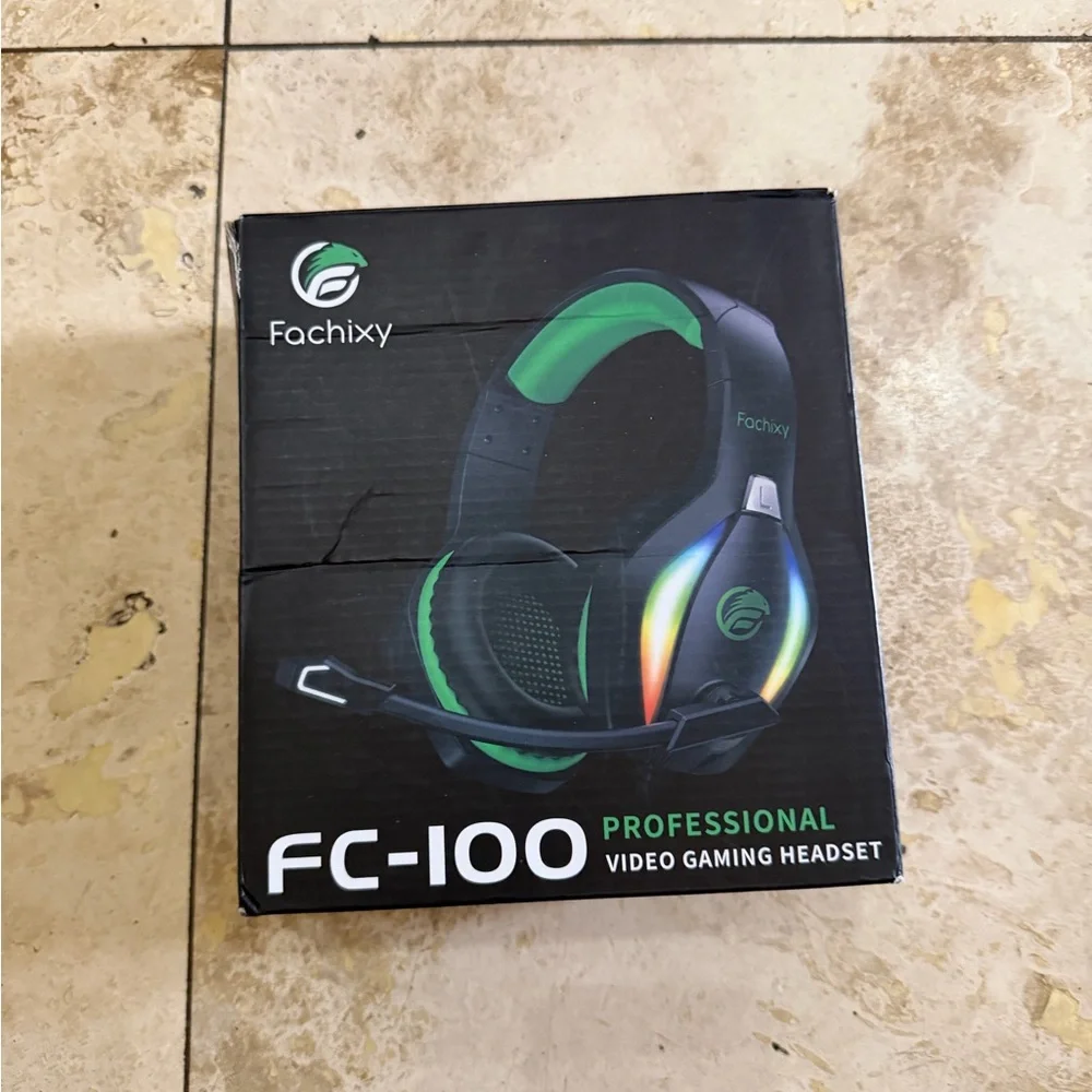 Fachixy Gaming Headset with LED Lights